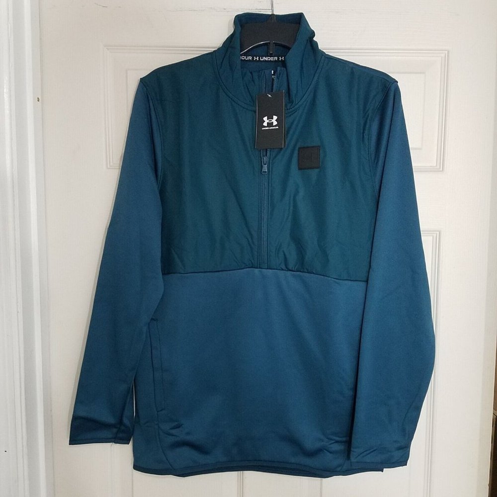 Under Armour Storm Water Repellant 1/2 Zip Pullover Shirt Mens Size Small